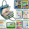 Soft Felt Learning Busy Board | Fine Motor Skills Development, Portable unfolds Design Style 1