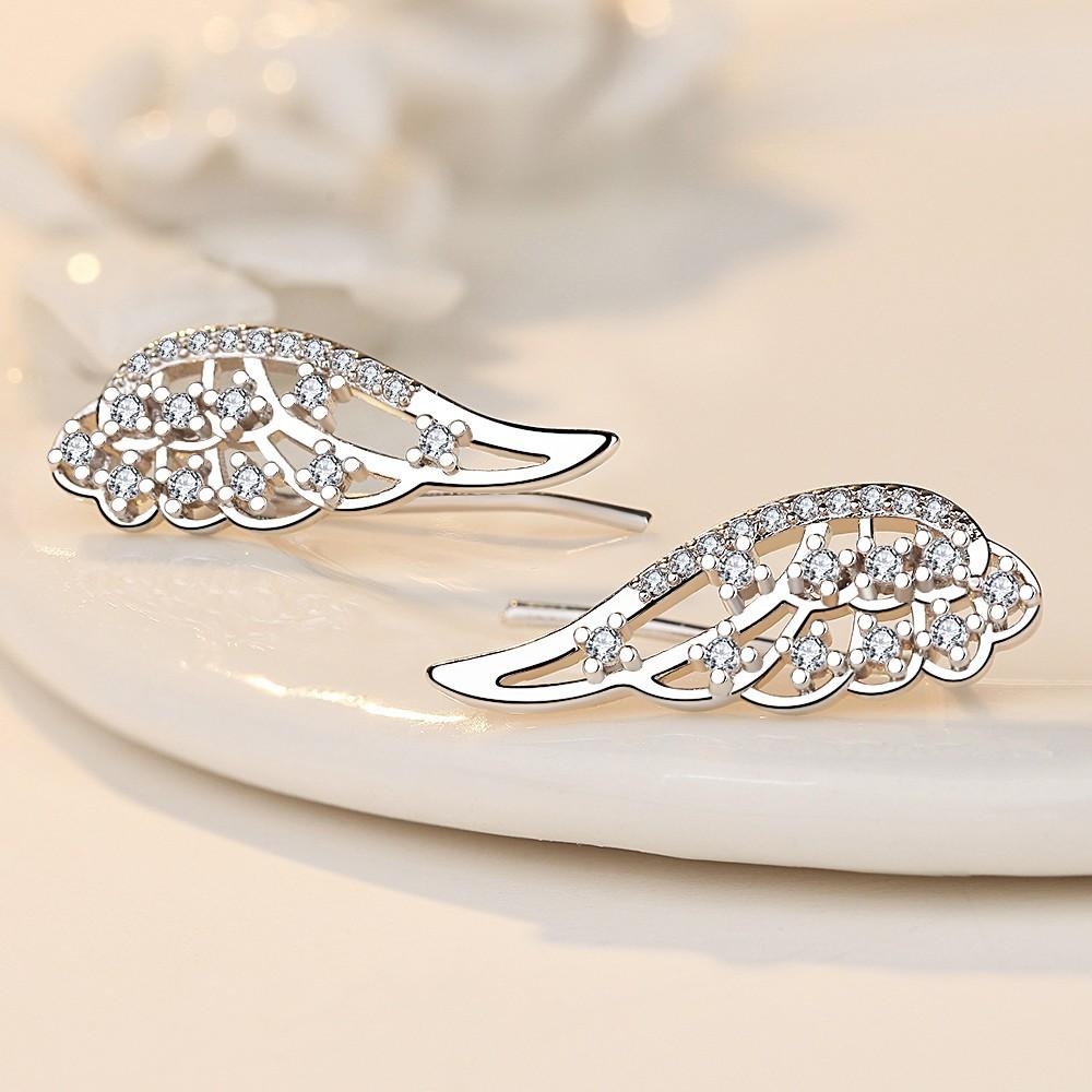 New Style 925 Silver Golden Color Series Women's Earrings Fit Original EarringsWedding Jewelry Exquisite Birthday Gifts
