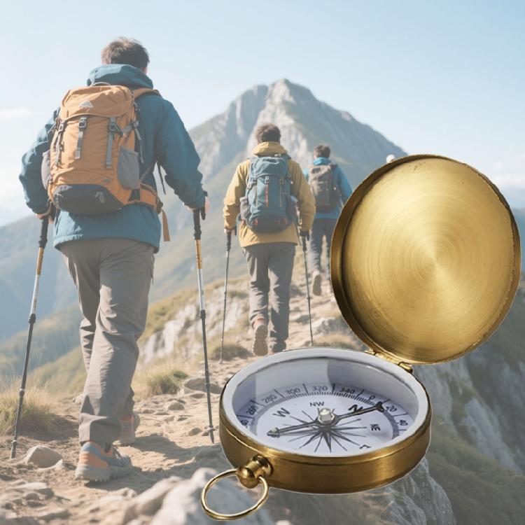 Portable Metal Pocket Compasses Outdoor Navigation Tool Camping Waterproof Compasses Climbing Equipment Enduring