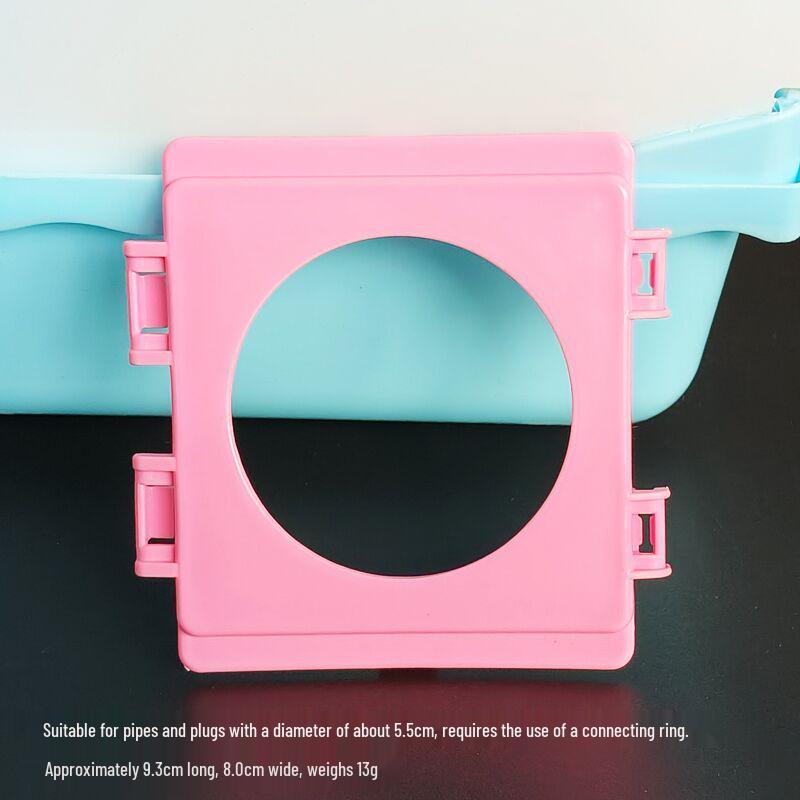 Hamster Maze Tunnel DIY Assembly: Small Pet Cage Villa Accessories with External Bathroom Sauna.
