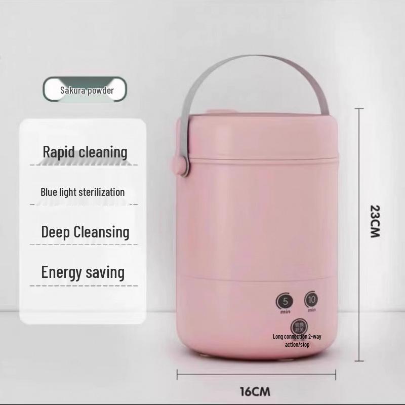 Compact Automatic Washer & Dryer for Socks and Underwear - Ideal for Dorms and Easy Cleaning