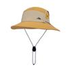 New summer big brim bucket hat quick-drying waterproof mountaineering sun hat men's and women's outdoor cycling sun hat
