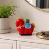 Small Red Horse-Shaped Toothpick Holder - Decorative Home Kitchen Desk Ornament