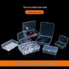 Clear Plastic Storage Box for Small Accessories and Jewelry