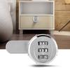 2pcs 30mm/1.18in 3-Digit Mechanical Code Password Lock for Cabinet Wardrobe Locker