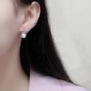 BELLA BOX High-quality Silver Needle Pearl Ear Studs, Fashionable And Niche, Crown, Elegant And High-end, French Retro, Versatile Earrings