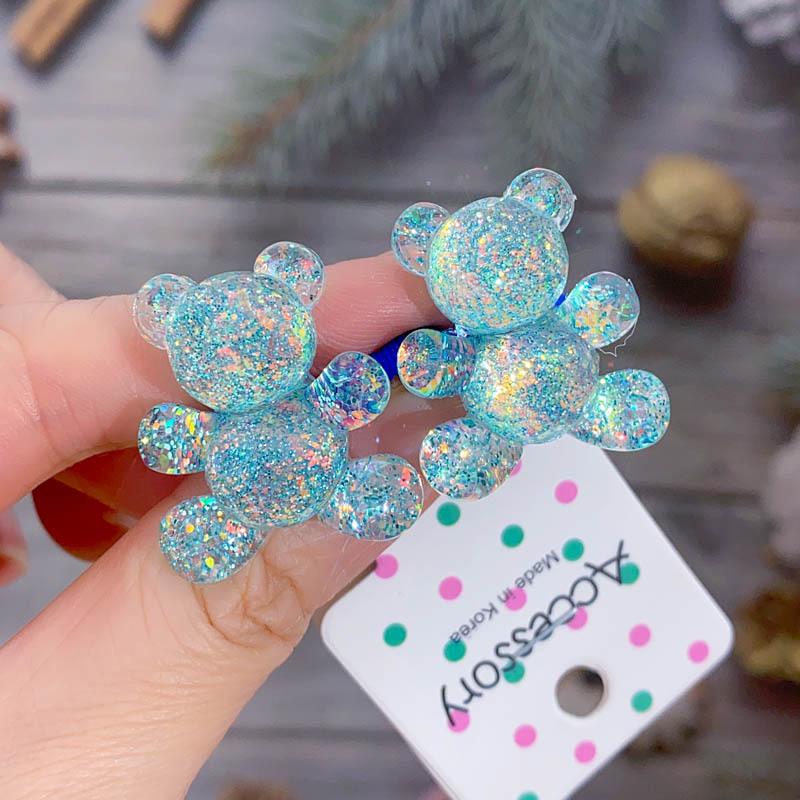 Kinder Pailletten Floral Elastische Haarbänder Gummiband Haargummi Prinzessin Kawaii Haarseil Kopfbedeckung Mädchen Kinder Haarschmuck