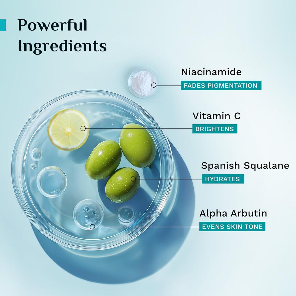 Pilgrim Glow Moisturizer Cream For Face With Brightening Hydration, Lightweight Non Greasy Daily Care For Men Women 50 g