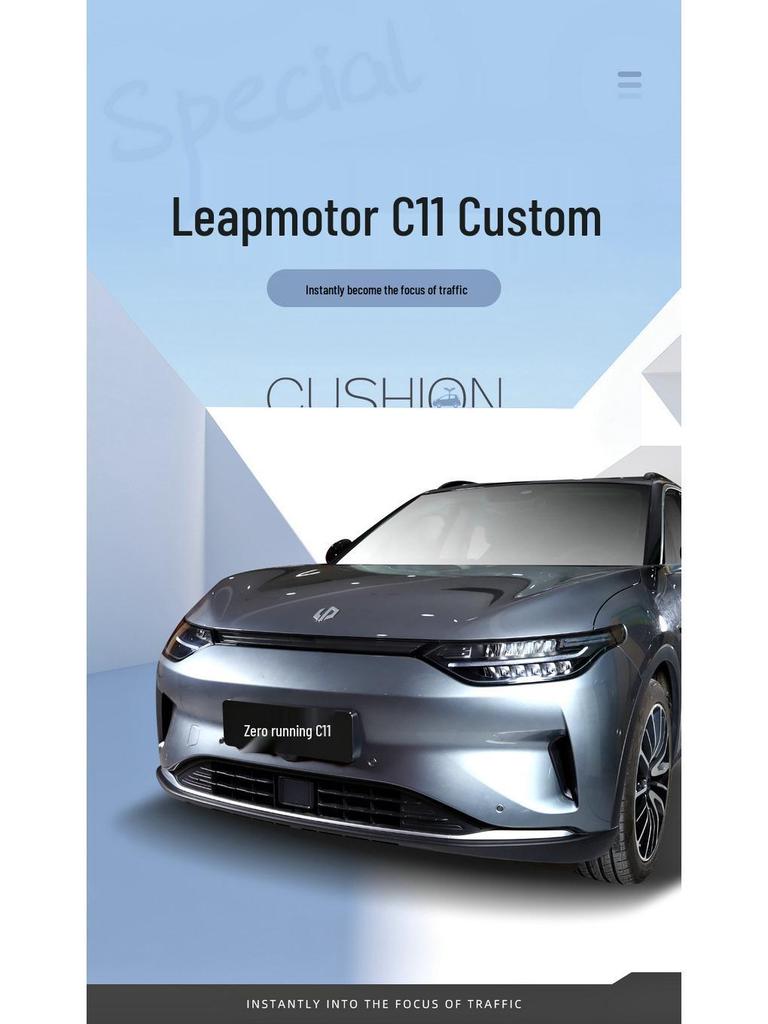 Leapmotor C11 Vollständiger Sitzbezug - Perforiert, Atmungsaktiv, Ganzjahreskissen