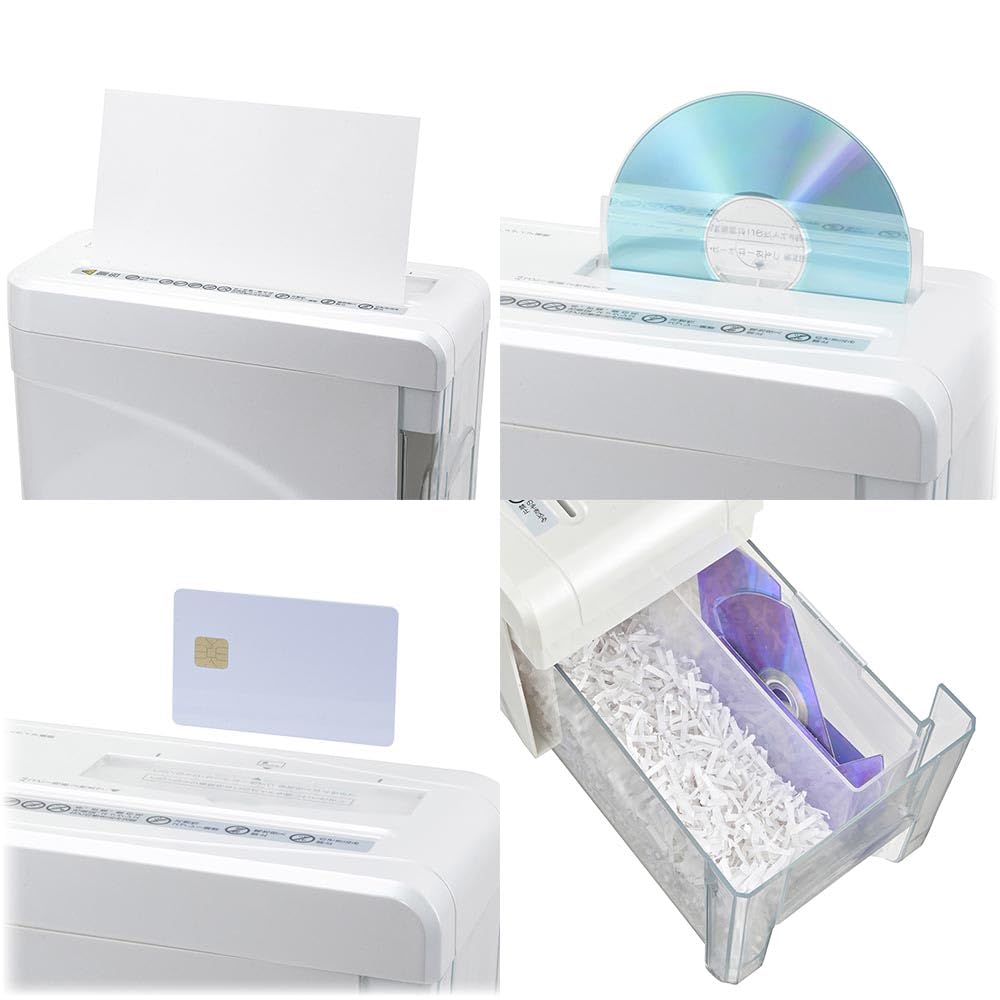OHM Cross Multi Shredder, Home Use, Desktop, Electric, Compact, Shreds Up To 2 Sheets | OHM Electric SHR-SD05C 00-6177