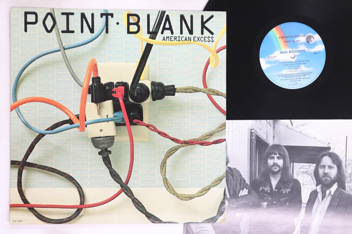 

LP Record POINT BLANK - American Excess MCA5189 MCA 1981 US Rock Used
