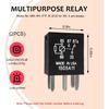 Wevdn 2 PCS Power Relay, 5 Pins G8V-RH-1C7T-R-DC12 Car AC Relay Plug Replacements, Multi Purpose Automotive Electromechanical Relay Heavy Duty