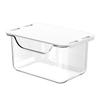 1Pc Drawer Style Storage Box Under The Mirror Cabinet Transparent Bathroom Cotton Stick Makeup Cotton Bathroom Pull-Out Storage