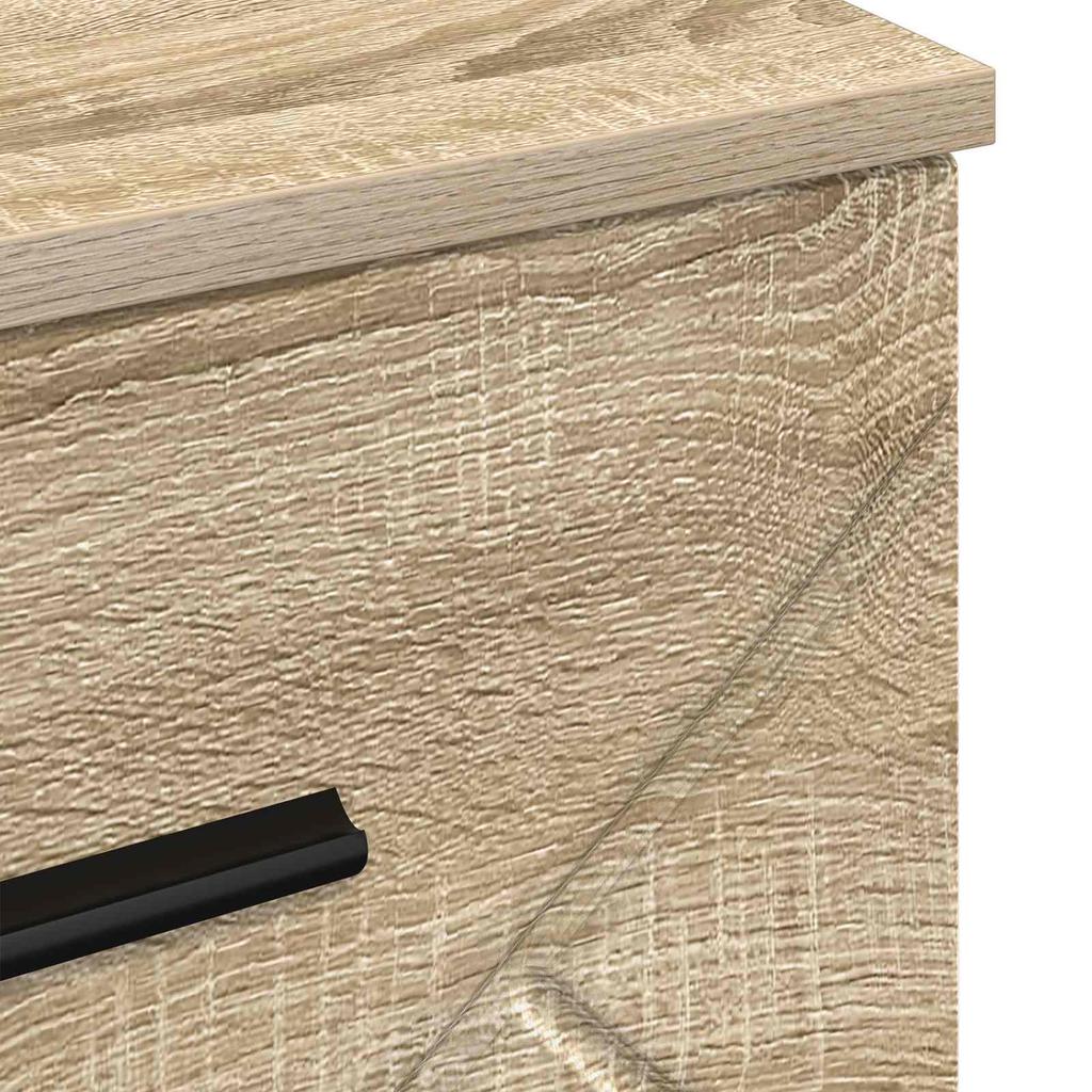 Nightstand Sonoma Oak 38 x 38 x 66 cm Particleboard