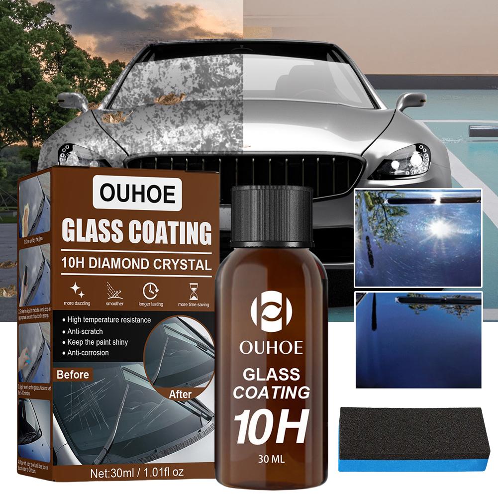 30ml Car Glass Coating Glass Waterproof Dustproof Agent Anti-Scratch Hydrophobic Car Polish High Protection Car Shield Coating