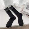 Korean Silver Thread Lolita Stockings Sweet Mid Length Socks Fashion Ties Stacked Socks