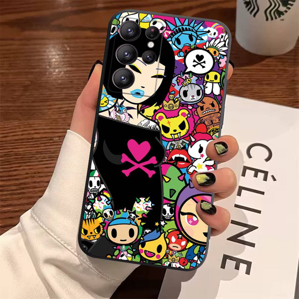 Japan T-Tokidokis Case For Samsung Galaxy Case S25 S23 S22 S21 S30 S20 S10 Ultra Plus FE TPU Soft Cover