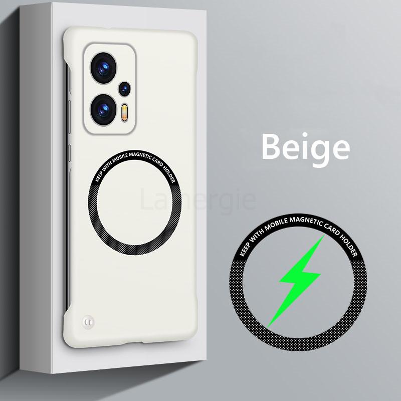Frameless Magnetic For Magsafe Slim Case For Xiaomi Poco X4 GT PocoX4GT Wireless Charging Hard Back Cover