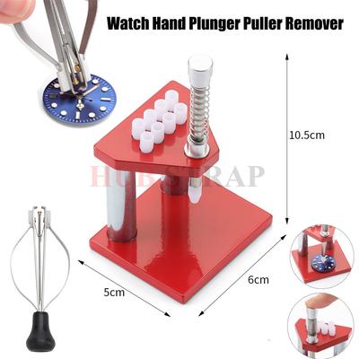 1 Set Watch Hand Plunger Puller Remover with Plastic Dies Set Watch Parts Needle Press Loader for Watchmaker Repair Tools