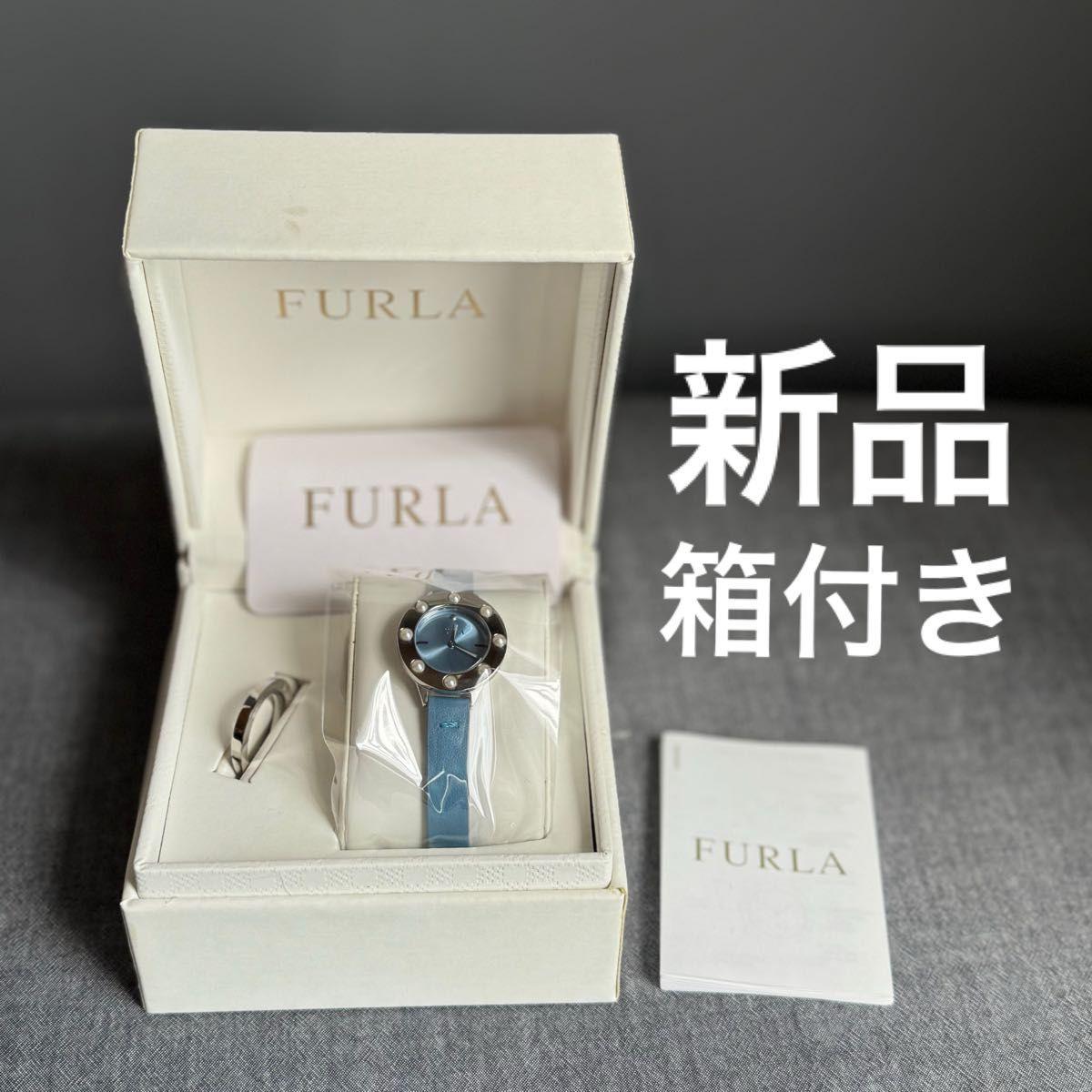 Used Furla FURLA CLUB R4251116506 wristwatch blue quartz
