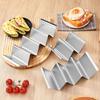Edelstahl Taco Tortilla Halter Ständer 2/3/4 Schlitze Burrito Rack für Küche Robuster Pfannkuchen Ausstellungsständer Platzsparendes Taco Serviergestell