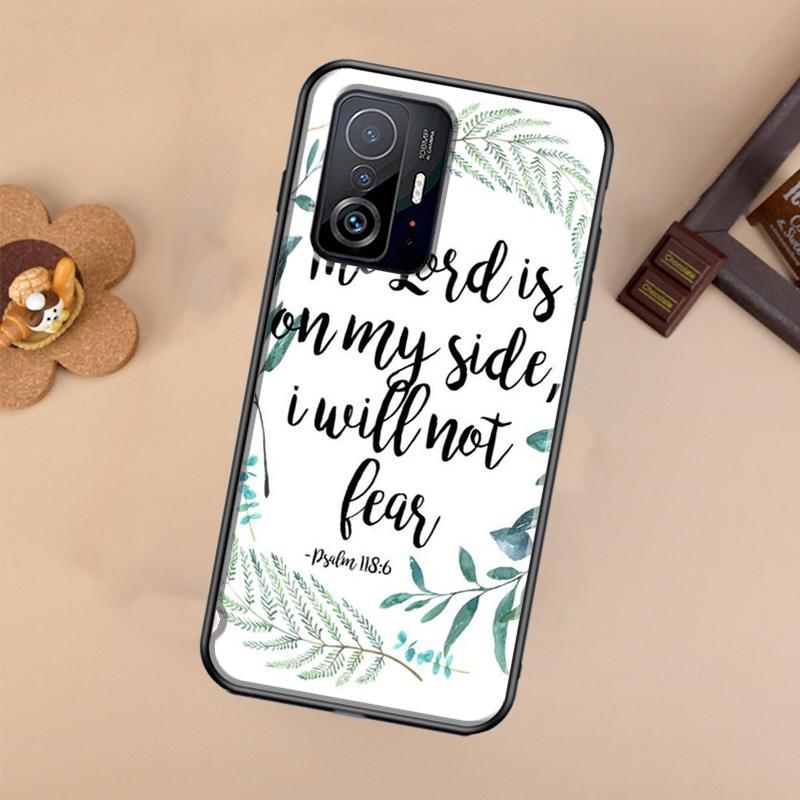 Bible Verse Quotes Case For Xiaomi POCO X7 X6 Pro X3 X5 M6 F3 F5 F6 Pro 11T 12T 13T 14T Pro 13 14 Ultra Cover