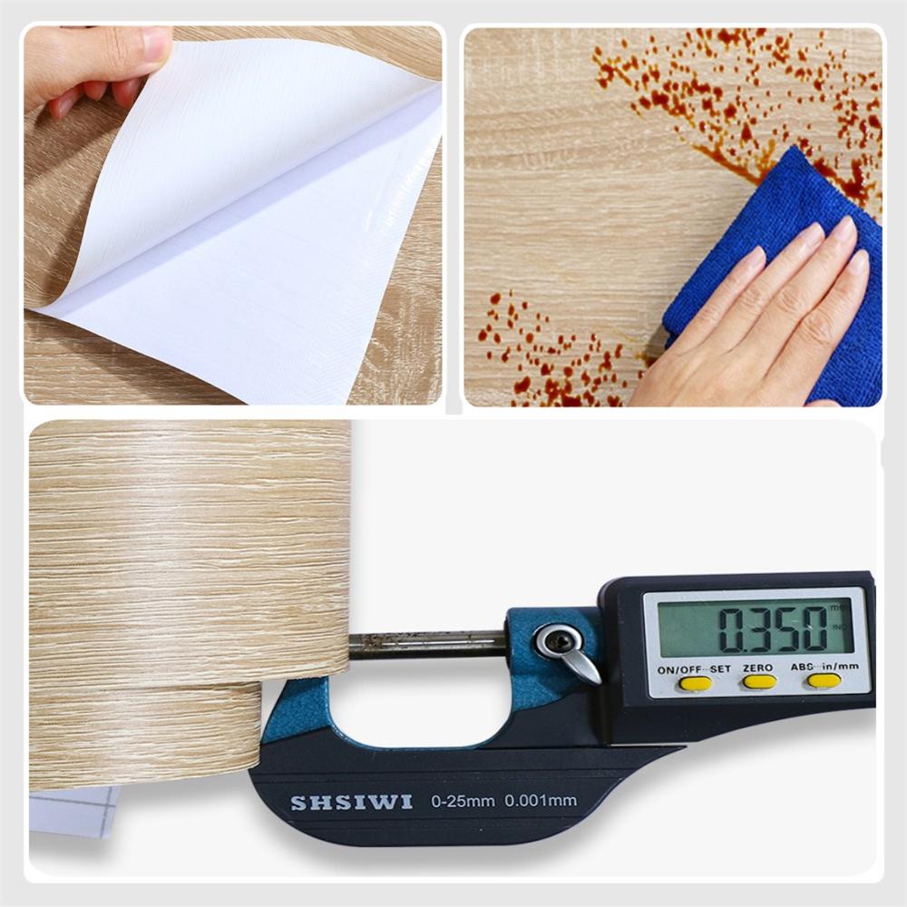 Vinyl Classic Wood Grain Wallpaper for Door Wardrobe Cupboard Table Furniture Waterproof Self Adhesive Stickers Home Decoration