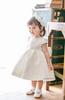 Baby Crew Ceremony Short Sleeve Shrine 80 [SAIHIME] Children's Dress, One-Piece Dress, Neck, Dress, Formal, Embroidered, Dress, Visit, Recital,