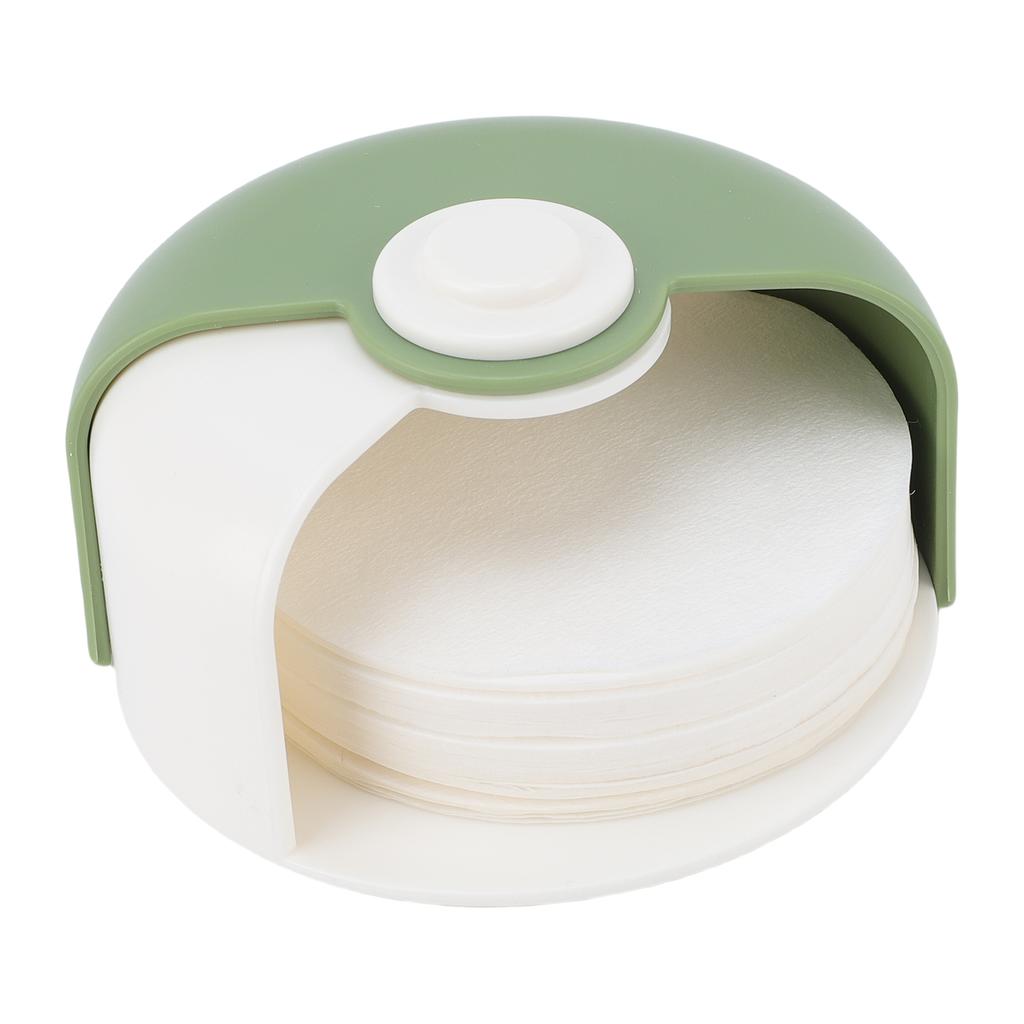 Coffee Filter Paper Holder Round PP Multifunctional Detachable Coffee Filter Storage Container