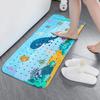 High Quality 40x100cm Bath Mat Extra Long Suction Cups Non Slip Bath Mat Waterproof Cartoon Design Bath Mat Bath Tub