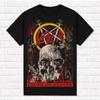 Czarna Koszulka Slayer South of Heaven 1988 Thrash Metal Heavy Metal Koszulka T-shirty Topy Unisex Bawełniana Krótki Rękaw High Street