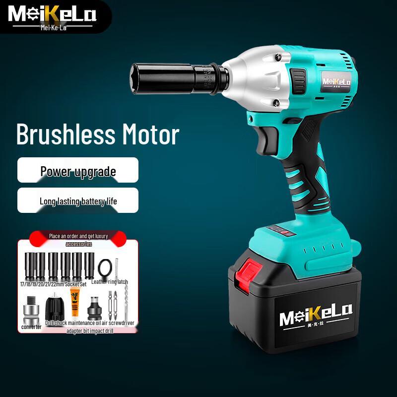 

Meikela Brushless Cordless Electric Wrench & Screwdriver Kit CN plug (adapter included)