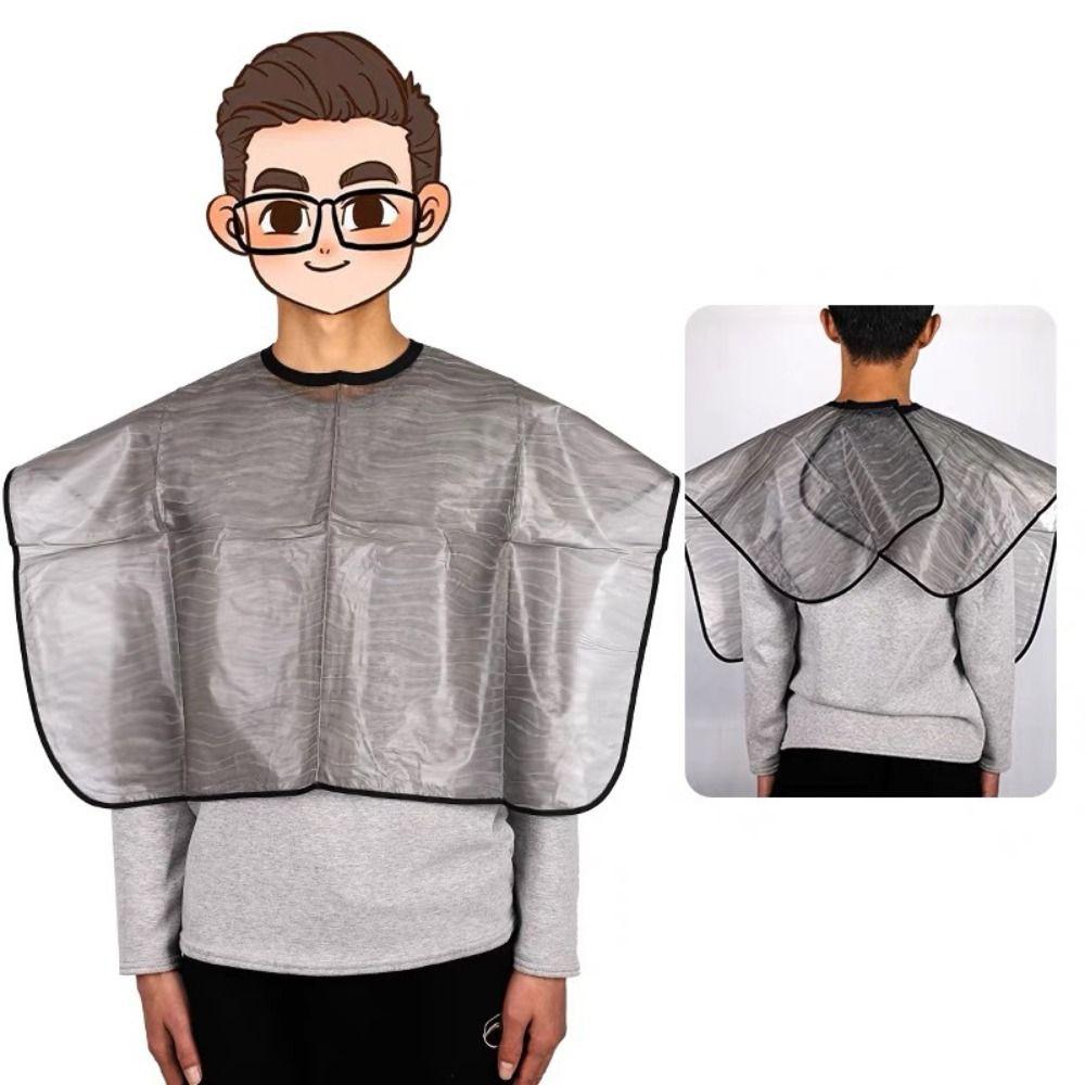 Practical Waterproof Hair Salon Shawl Reusable Adjustable Haircut Cape Hairdressing Accessory Perm Baking Oil Cape Dyeing Hair