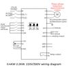 VFD Economy Inverter 220V 380V 0.4KW 0.75KW 1.5KW 2.2KW Water Pump Motor Speed Control Adjustable Frequency Controller AC Drive