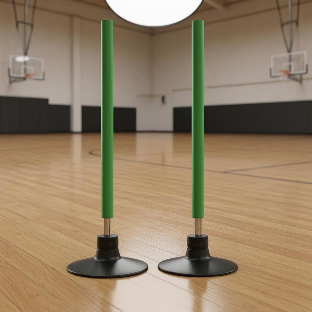 2 Pieces Agility Training Pole Portable Rebound Weather-Resistant