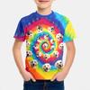 Sommer Jugend Kinderbekleidung T-Shirt Modisch Bequem 3D Muskel Linie Gedrucktes Kurzarmshirt