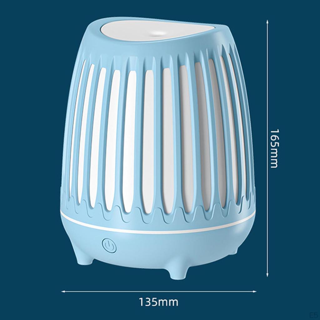 400ml Air Humidifier Essential Oil Diffuser Night Light Lamp USB Quiet for Yoga Desktop Bedroom