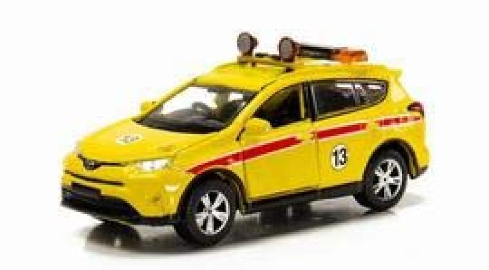 

TINY Tiny City Toyota Rav4 Международный аэропорт Гонконга Патрульный автомобиль аэропорта №169