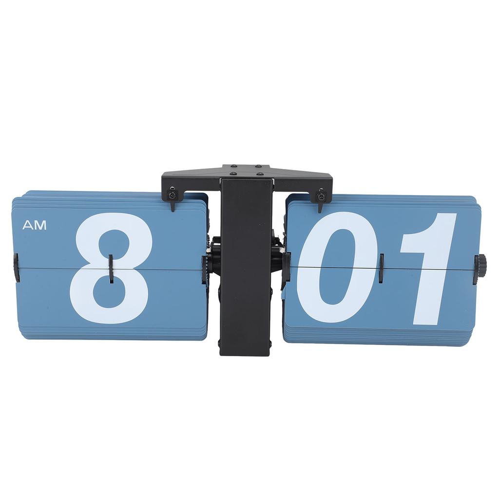 Flip Clock PVC Stainless Steel Battery Powered Retro Mechanical Digital Automatic Flip Down Desk