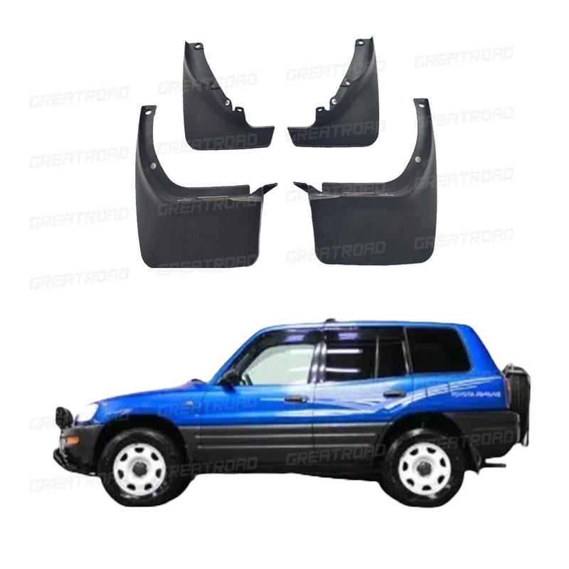 Dla Toyota RAV4 1995-2000 1996 1997 1998 1999 Błotniki Błotniki przeciwbłotne Osłony przeciwbłotne Błotniki Błotniki samochodowe Akcesoria