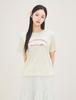 ROEM Lettering Short Sleeve T-Shirt Rmhwg37Rt2