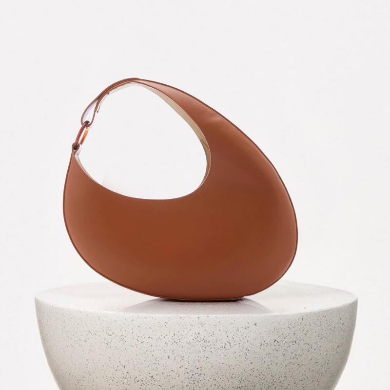 Niche Design Italian Bag Women's New Trendy Personality Versatile Oval Large Capacity Single Shoulder Underarm Bag