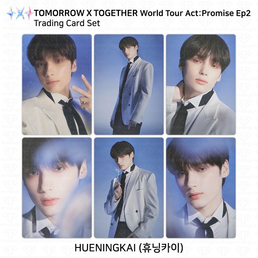 

TXT Мировой тур акт : Promise Ep2 Коллекционная карточка Weverse Shop Benefit Photocard Hueningkai Set (6pcs)