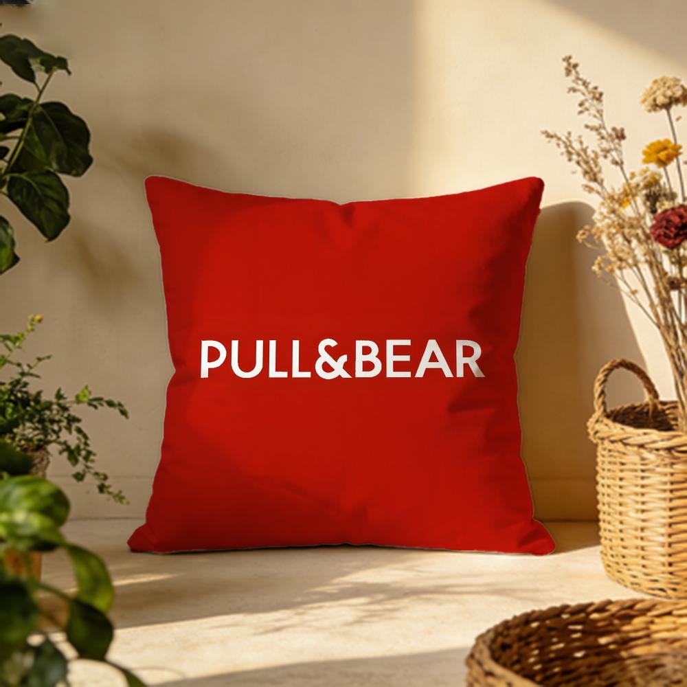 Trendy PPull Bearer Cushion Cover Versatile DoubleSided Pillow Case Fit for Sofa Bed Car Daily Decor