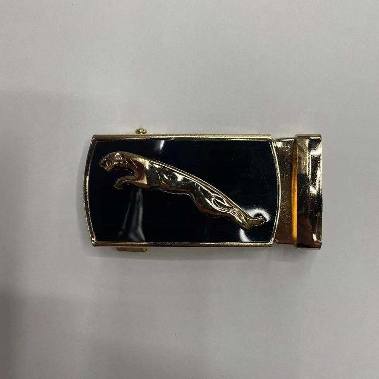 Men's Iron Automatic Belt Buckle with Logo