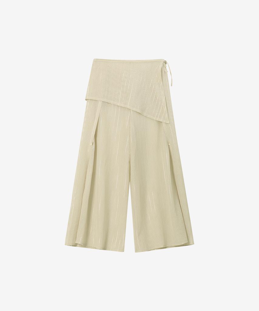 GRANDE LINE See-Through Layered Pants