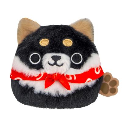 Sanei Boeki Dango Friends Inu Kuroshiba Size Approximately W7.5D6H7cm Plush Toy