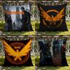 Tom GameClancy's The D-Division 2 Cushion Cover Home & Car Dual-Scene Pillow Cover: Reversible for Premium Comfort