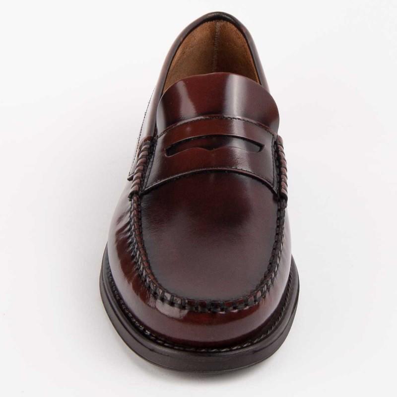 Herren-Leder-Mokassin. Purapiel Castellar6 104862