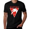 Sydney The Bloods Swans Haughty Swannieslogos Tshirt Casual Breathable Short Sleeve Top